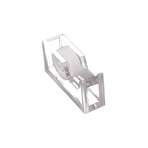Kantek Desktop Tape Dispenser, 1"" Core, Heavy Cast Acrylic, Clear - Image 5